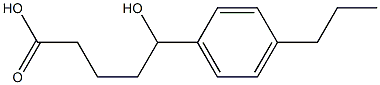 5-hydroxy-5-(4-propylphenyl)pentanoic acid