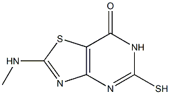 5-mercapto-2-(methylamino)[1,3]thiazolo[4,5-d]pyrimidin-7(6H)-one
