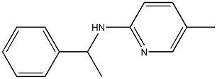 5-methyl-N-(1-phenylethyl)pyridin-2-amine Struktur
