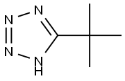 5-tert-butyl-1H-1,2,3,4-tetrazole 结构式