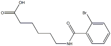 6-[(2-bromobenzoyl)amino]hexanoic acid Struktur