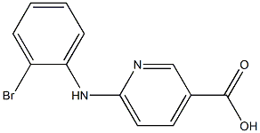 6-[(2-bromophenyl)amino]pyridine-3-carboxylic acid Structure