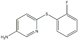 6-[(2-fluorophenyl)sulfanyl]pyridin-3-amine Struktur
