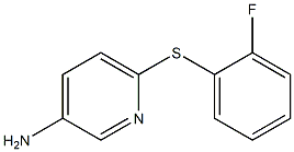 6-[(2-fluorophenyl)sulfanyl]pyridin-3-amine Structure