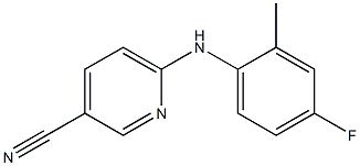 6-[(4-fluoro-2-methylphenyl)amino]pyridine-3-carbonitrile