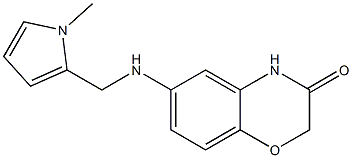 6-{[(1-methyl-1H-pyrrol-2-yl)methyl]amino}-3,4-dihydro-2H-1,4-benzoxazin-3-one|