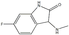 6-fluoro-3-(methylamino)-1,3-dihydro-2H-indol-2-one Struktur
