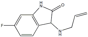 6-fluoro-3-(prop-2-en-1-ylamino)-2,3-dihydro-1H-indol-2-one Struktur