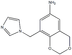 8-(1H-imidazol-1-ylmethyl)-2,4-dihydro-1,3-benzodioxin-6-amine|