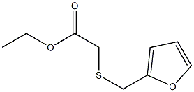 ethyl 2-[(furan-2-ylmethyl)sulfanyl]acetate Structure