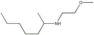 heptan-2-yl(2-methoxyethyl)amine Structure