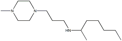 heptan-2-yl[3-(4-methylpiperazin-1-yl)propyl]amine Structure