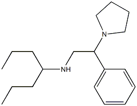 heptan-4-yl[2-phenyl-2-(pyrrolidin-1-yl)ethyl]amine|