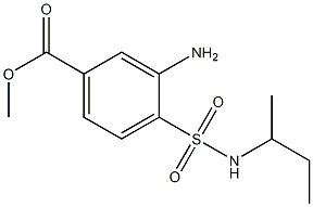 methyl 3-amino-4-(butan-2-ylsulfamoyl)benzoate Struktur