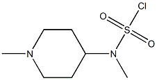 methyl(1-methylpiperidin-4-yl)sulfamoyl chloride Structure