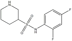 N-(2,4-difluorophenyl)piperidine-3-sulfonamide|