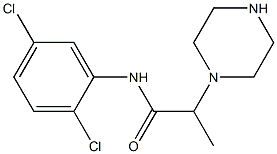 N-(2,5-dichlorophenyl)-2-(piperazin-1-yl)propanamide|
