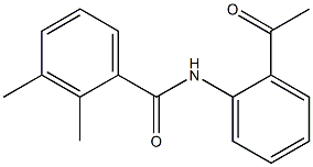 N-(2-acetylphenyl)-2,3-dimethylbenzamide Struktur