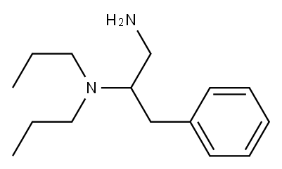 N-(2-amino-1-benzylethyl)-N,N-dipropylamine Structure