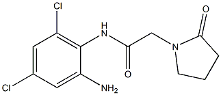 N-(2-amino-4,6-dichlorophenyl)-2-(2-oxopyrrolidin-1-yl)acetamide