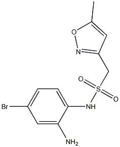 N-(2-amino-4-bromophenyl)-1-(5-methyl-1,2-oxazol-3-yl)methanesulfonamide