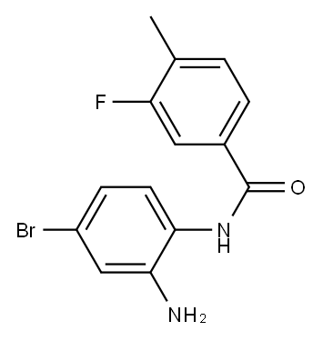 N-(2-amino-4-bromophenyl)-3-fluoro-4-methylbenzamide