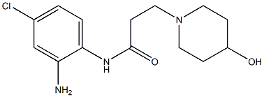 N-(2-amino-4-chlorophenyl)-3-(4-hydroxypiperidin-1-yl)propanamide