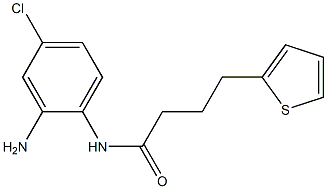 N-(2-amino-4-chlorophenyl)-4-(thiophen-2-yl)butanamide Structure