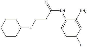 N-(2-amino-4-fluorophenyl)-3-(cyclohexyloxy)propanamide