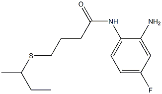N-(2-amino-4-fluorophenyl)-4-(butan-2-ylsulfanyl)butanamide