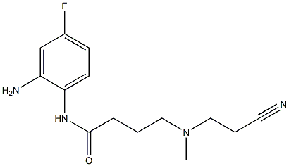 N-(2-amino-4-fluorophenyl)-4-[(2-cyanoethyl)(methyl)amino]butanamide