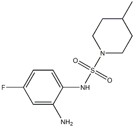 N-(2-amino-4-fluorophenyl)-4-methylpiperidine-1-sulfonamide