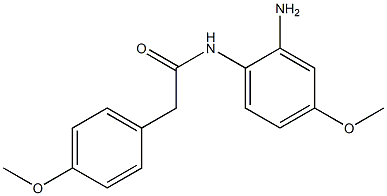 N-(2-amino-4-methoxyphenyl)-2-(4-methoxyphenyl)acetamide Structure