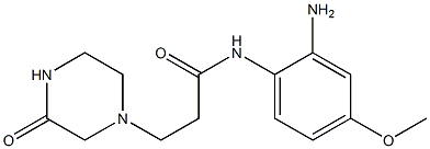N-(2-amino-4-methoxyphenyl)-3-(3-oxopiperazin-1-yl)propanamide