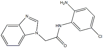 N-(2-amino-5-chlorophenyl)-2-(1H-1,3-benzodiazol-1-yl)acetamide Structure