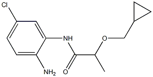 N-(2-amino-5-chlorophenyl)-2-(cyclopropylmethoxy)propanamide Structure