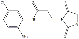 N-(2-amino-5-chlorophenyl)-3-(2,4-dioxo-1,3-thiazolidin-3-yl)propanamide