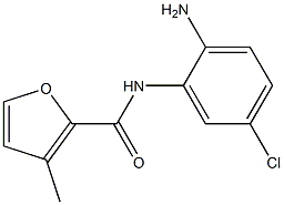 N-(2-amino-5-chlorophenyl)-3-methyl-2-furamide Struktur