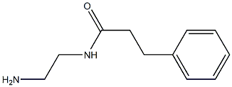 N-(2-aminoethyl)-3-phenylpropanamide Struktur