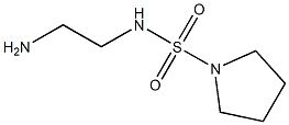 N-(2-aminoethyl)pyrrolidine-1-sulfonamide 化学構造式