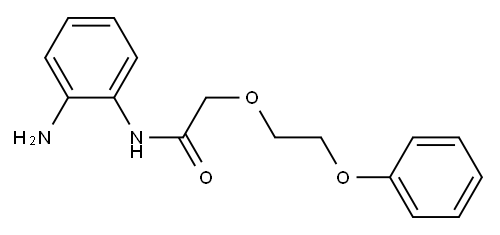 N-(2-aminophenyl)-2-(2-phenoxyethoxy)acetamide Struktur