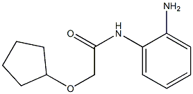 N-(2-aminophenyl)-2-(cyclopentyloxy)acetamide Structure