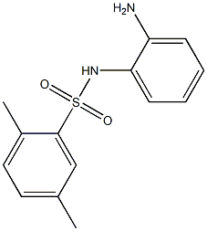 N-(2-aminophenyl)-2,5-dimethylbenzene-1-sulfonamide Struktur