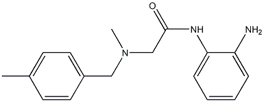 N-(2-aminophenyl)-2-{methyl[(4-methylphenyl)methyl]amino}acetamide