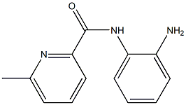 N-(2-aminophenyl)-6-methylpyridine-2-carboxamide 化学構造式