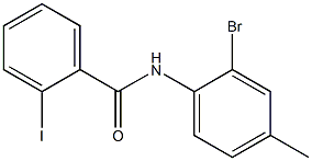 N-(2-bromo-4-methylphenyl)-2-iodobenzamide Structure