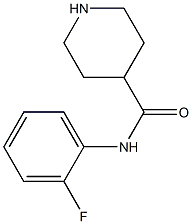 N-(2-fluorophenyl)piperidine-4-carboxamide Structure