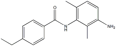 N-(3-amino-2,6-dimethylphenyl)-4-ethylbenzamide Structure