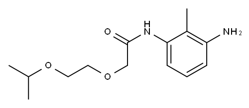 N-(3-amino-2-methylphenyl)-2-[2-(propan-2-yloxy)ethoxy]acetamide