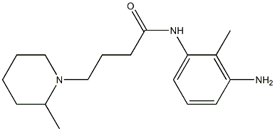 N-(3-amino-2-methylphenyl)-4-(2-methylpiperidin-1-yl)butanamide Structure